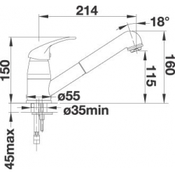 Bateria Blanco DARAS-S chrom 517 731