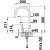 Bateria Blanco CORESSA-F podokienna chrom 521 544 dźwignia po lewej