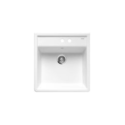 Zlewozmywak Blanco PANOR 60 biały połysk z dwoma otworami bez korka automatycznego 514 501