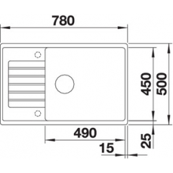 Zlewozmywak Blanco ZIA XL 6 S Compact bez korka automatycznego delikatny biały 527 214