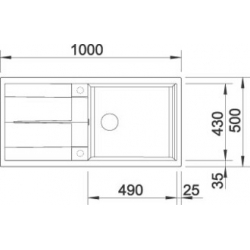 Zlewozmywak Blanco METRA XL 6 S z korkiem automatycznym kawowy 515 287