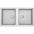 Zlewozmywak Elleci BEST 450 PODWIESZANY G68 BIANCO GRANITEK LKB45068BSO