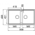 Zlewozmywak Elleci BEST 450 PODWIESZANY K95 CHAMPAGNE KERATEK LKB45095BSO