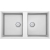 Zlewozmywak Elleci BEST 450 PODWIESZANY K96 WHITE KERATEK LKB45096BSO