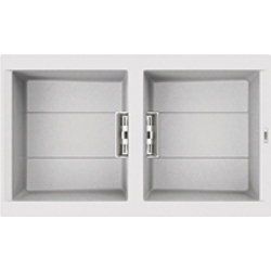 Zlewozmywak Elleci SMART 450 GRANITEK G68 BIANCO LGI45068SMT