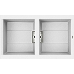 Zlewozmywak Elleci SMART 450 KERATEK K96 WHITE LKI45096SMT