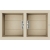 Zlewozmywak Elleci SMART 450 KERATEK K95 CHAMPAGNE LKI45095SMT