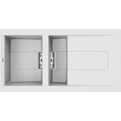 Zlewozmywak Elleci SMART 475 GRANITEK G68 BIANCO LGI47568SMT