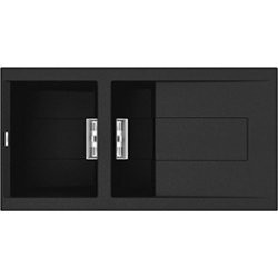 Zlewozmywak Elleci SMART 475 GRANITEK G40 NERO LGI47540SMT