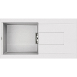 Zlewozmywak Elleci SMART 480 GRANITEK G68 BIANCO LGI48068SMT
