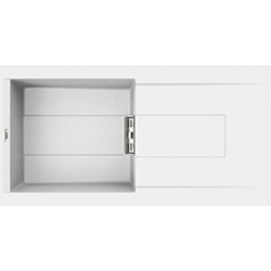 Zlewozmywak Elleci SMART 480 KERATEK K96 WHITE LKI48096SMT