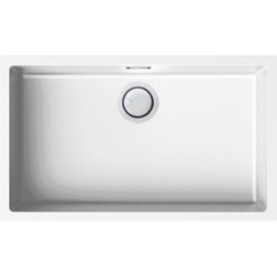 Zlewozmywak Elleci ZEN 130 K96 WHITE KERATEK LKZ13096