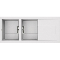 Zlewozmywak Elleci SMART 500 GRANITEK G68 BIANCO LGI50068SMT