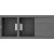 Zlewozmywak Elleci SMART 500 KERATEK K99 DARK GREY LKI50099SMT