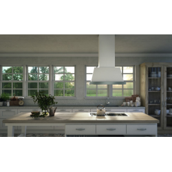 Okap wyspowy FABER THEA ISOLA EV8 WH MATT 80 SC 321.0517.781