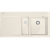 Zlewozmywak ceramiczny Franke MYTHOS MTK 651-100 PRAWA KOMORA KREMOWY 124.0379.862
