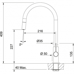 Bateria Franke AMBIENT EVO BIAŁA 115.0373.949