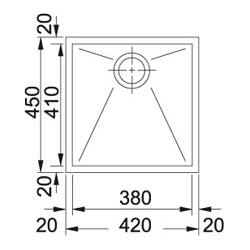 Zlewozmywak Franke Planar PPX 110-38 122.0203.472