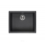 Zlewozmywak Reginox AMSTERDAM 50 PURE BLACK + GRATIS