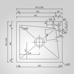 Zlewozmywak Systemceram CEA 57 NERO 50490168