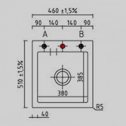 Zlewozmywak Systemceram MERA 46 GRONLAND 50560112