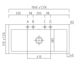 Zlewozmywak Systemceram MERA MIDDLE SCHIEFER 50730185