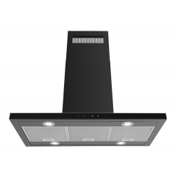 Okap kuchenny wyspowy VDB T-Line 90 W Black