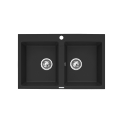 Zlew. SPARTA 78x50 2B volcano + bateria BELLO