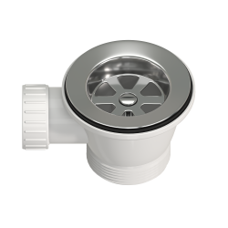 Umywalka ogrodowa NEO 51X34 szary granit + bateria Asalia