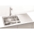 ALVEUS PURE 50 zlewozmywak stalowy prawy