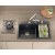 MARC 120 WORKSTATION GraniteQ zlewozmywak 2-komorowy 760*500*235 mm black diamond + syfon push to open + dozownik stal szcz.+ wkładka ociekowa+ Qmata