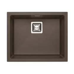 ALVEUS QUADRIX 50 zlewozmywak granitowy chocolate