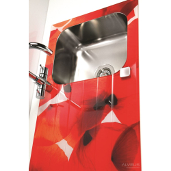 ALVEUS GLASSIX 10 zlewozmywak szklany custom (RAL/Twój własny wzór lub kolor) odwracalny