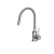 READY- SMART SZARY zlewozmywak granitowy 1-k z/o (62x44x17,5) + bateria z elastyczną wylewką + dozownik stalowy + syfon
