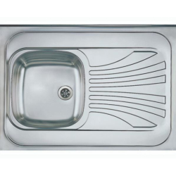 PRIMAL 10 L SAT SPECIAL 80x60 1K zlew nakładany z przelewem bez syfonu n (Classic 30)