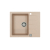 CADIT 10 kol. 22 PIASKOWY (590x500) zlew Granital 1 kom. z syfonem POP-UP 3 1/2"