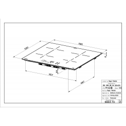 Płyta indukcyjna 58cm FBH 64 BK FFI 108.0604.932