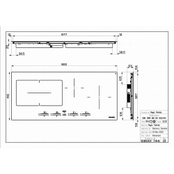 Płyta indukcyjna 90x41cm FCH 94 BK KL SLIM 108.0604.942