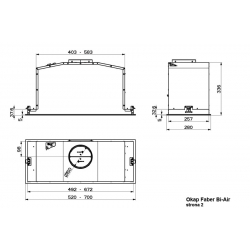Okap BI-AIR BKBrass KL 70 305.0615.687