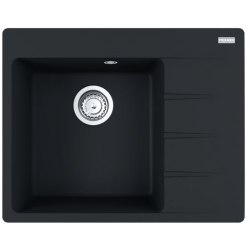 Zlewozmywak Franke Centro CNG 611-62 TL lewa komora czarny mat 114.0637.495