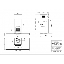 Okap AIR HUB STILO GLASS COMFORT X 90 325.0656.897
