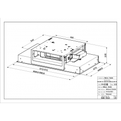 Okap HEAVEN 2.0 BK M FLAT 90/2 350.0663.966