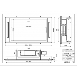 Okap HEAVEN 2.0 BK M FLAT 90/2 350.0663.966