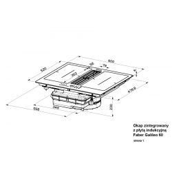 Okap GALILEO SMART BK GLASS 60 340.0627.227