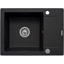 Zlewozmywak Pyramis KORFU 62x46 1B 1D karbon 070060501