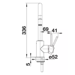 Bateria Blanco MIDA-S chrom 521 454