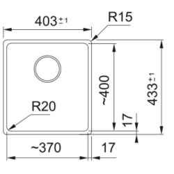 Zlewozmywak Franke Maris MRG 110-37 kamienny szary 125.0698.001