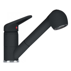 Bateria FRANKE NOVARA PLUS z wyciąganą wylewką onyx 115.0470.675