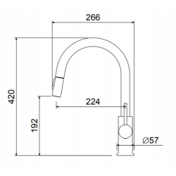 Bateria Blue Water Plaza plus biały mat (Window)