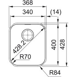 Zlewozmywak Franke Smart SRX 110-34 122.0736.152